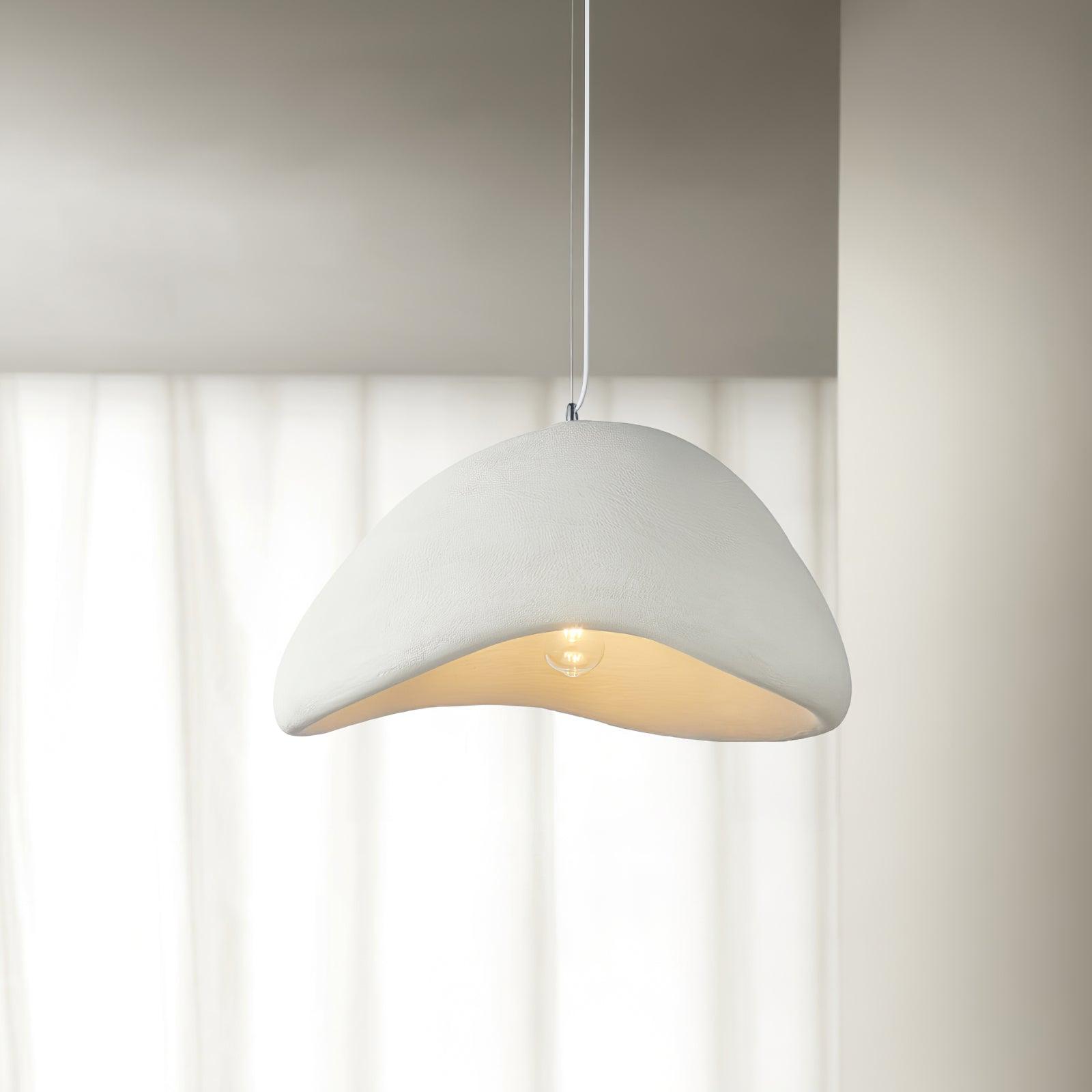 Pendant Lamp Organic Curved Shade Soft Texture Modern Artistic - Neutralighting