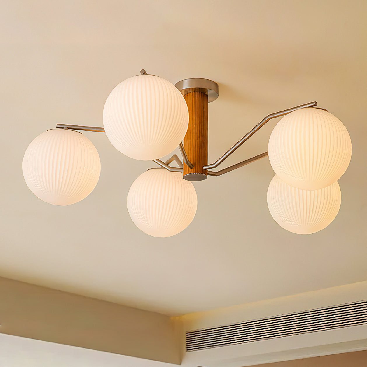 Ceiling Light LED/Incandescent Globe Flush Mount for Living Room - Neutralighting