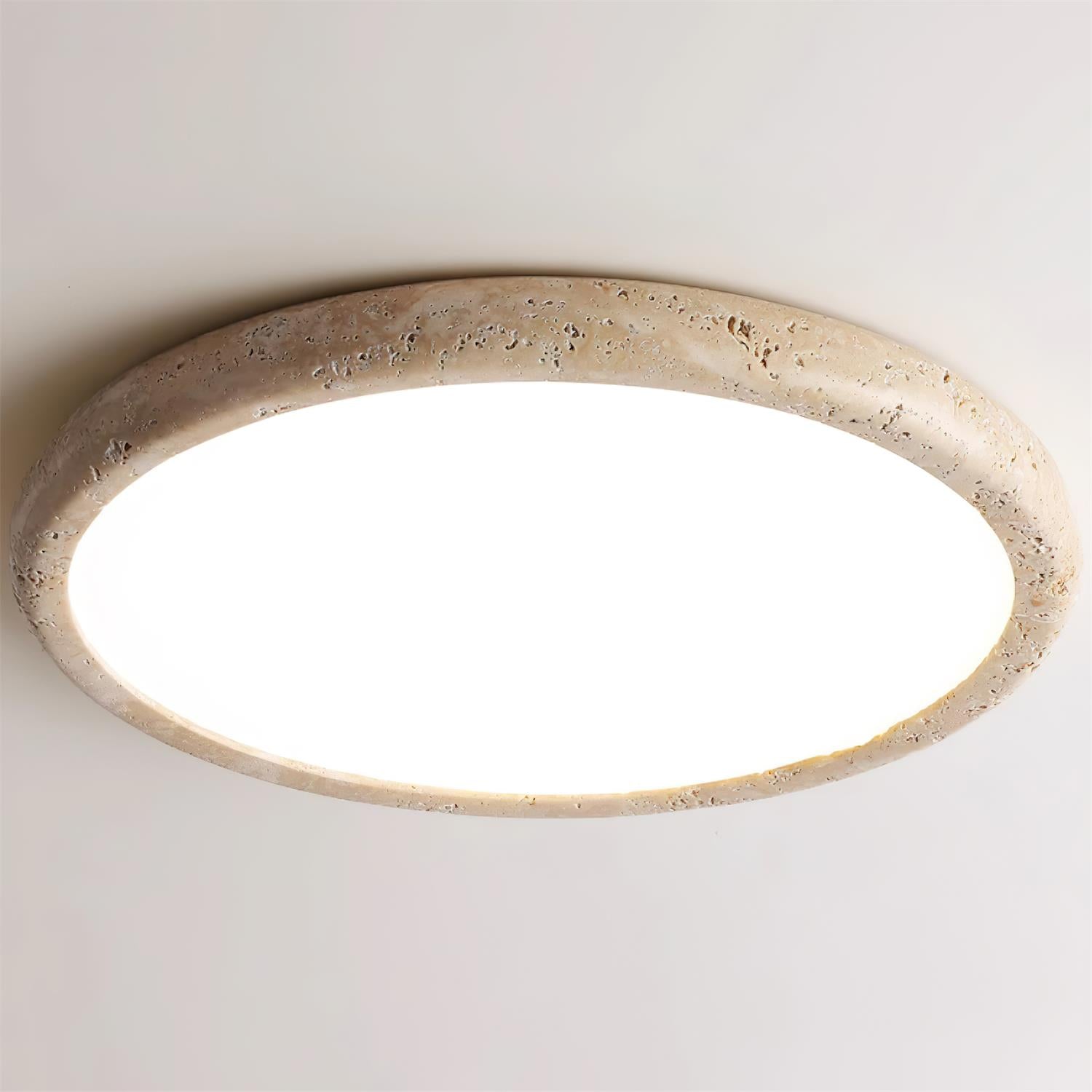 Lunaro Travertine Ceiling Light - Neutralighting