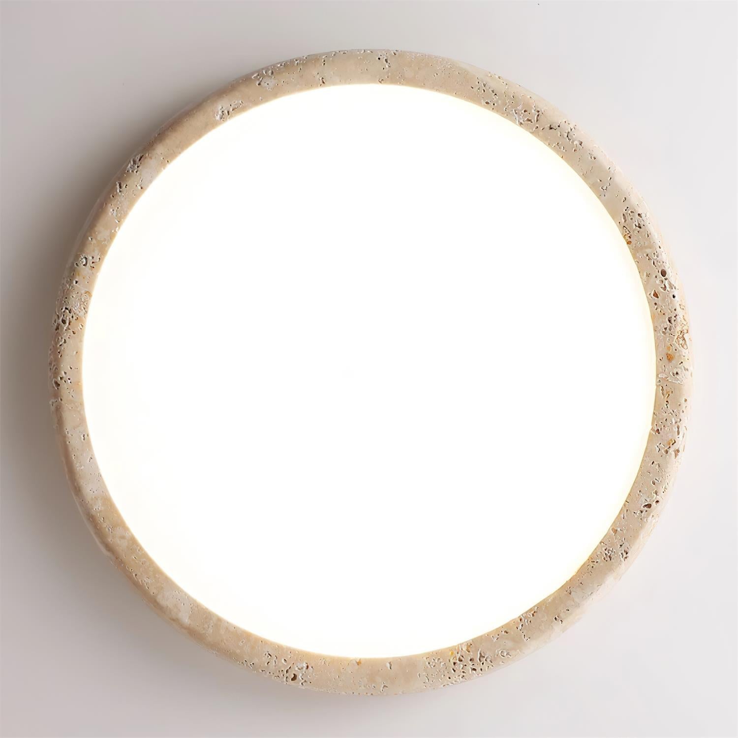 Lunaro Travertine Ceiling Light - Neutralighting