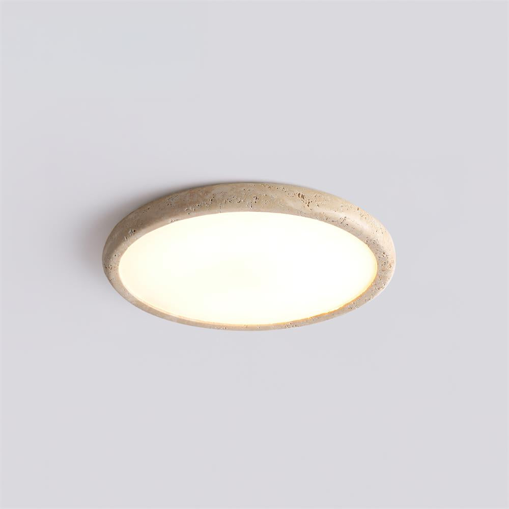 Lunaro Travertine Ceiling Light - Neutralighting