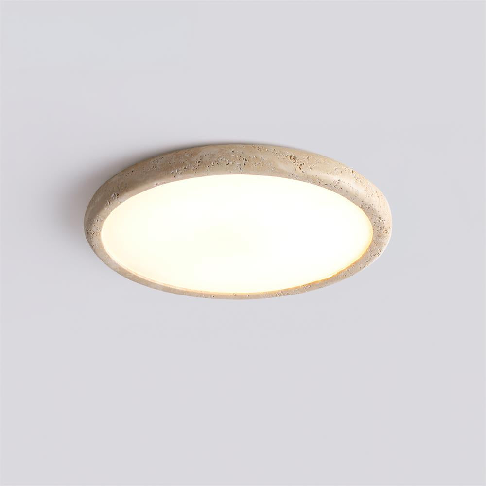 Lunaro Travertine Ceiling Light - Neutralighting
