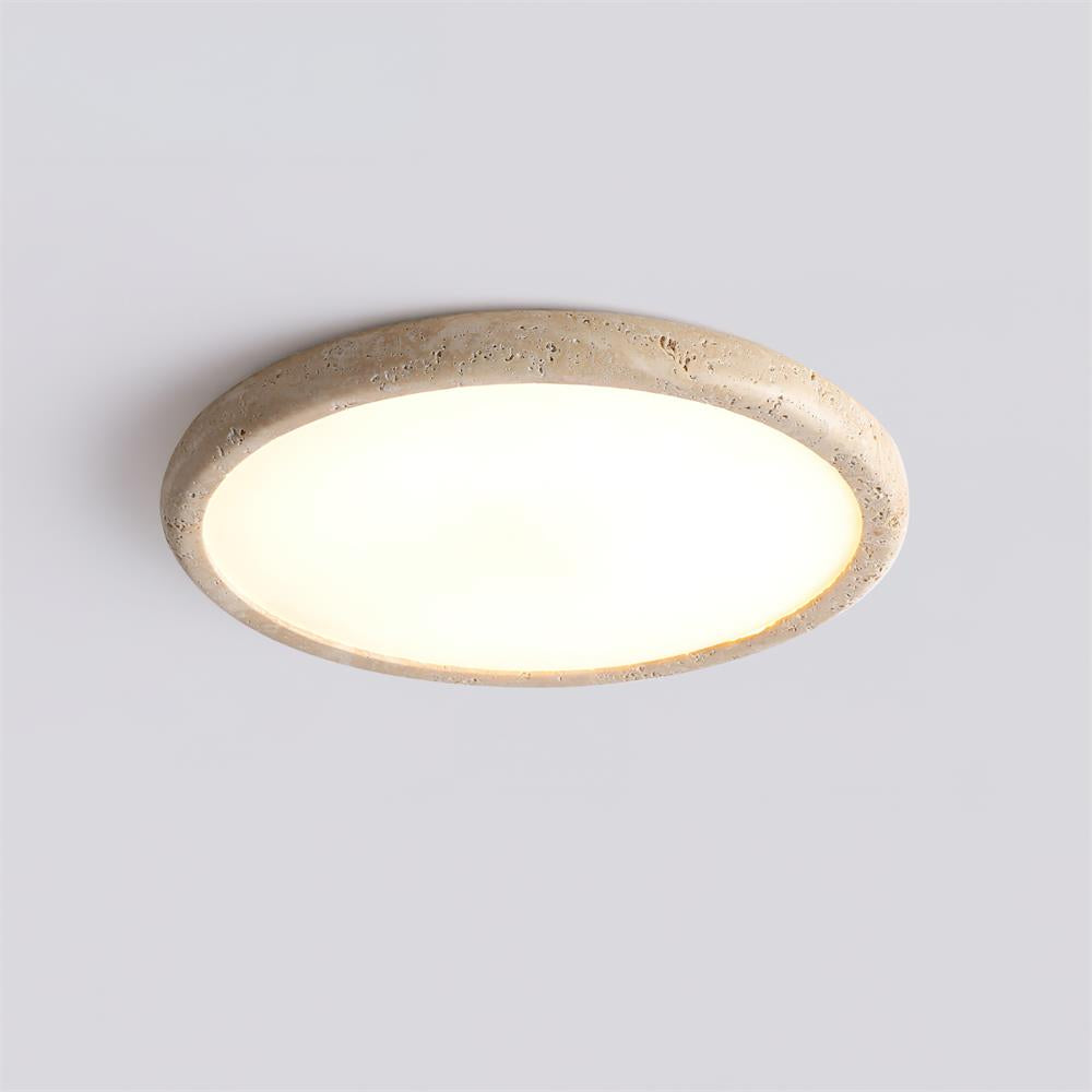 Lunaro Travertine Ceiling Light - Neutralighting