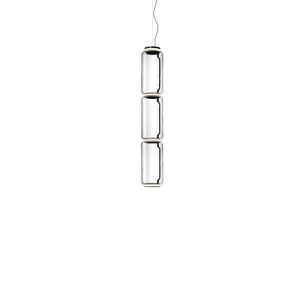 Virelo Stacked Glass Cylinder Pendant Light - Neutralighting