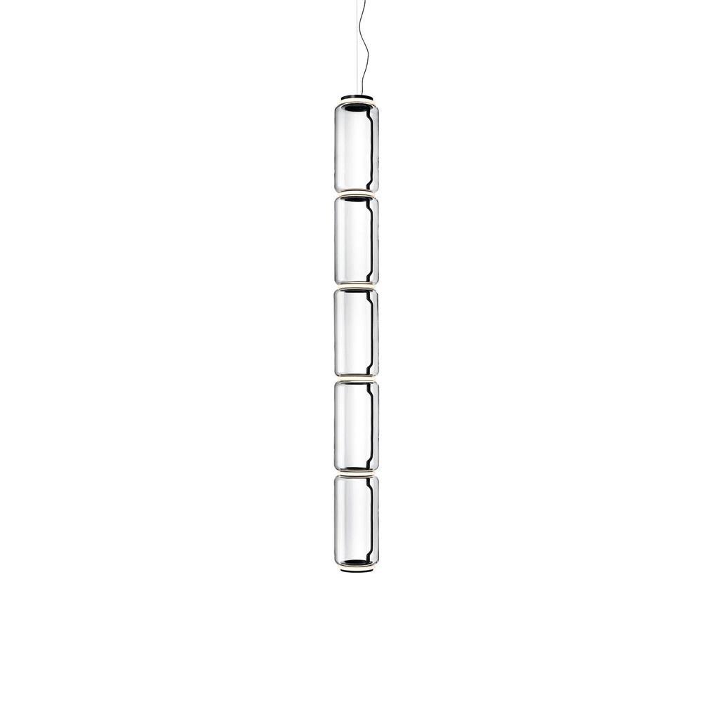 Virelo Stacked Glass Cylinder Pendant Light - Neutralighting