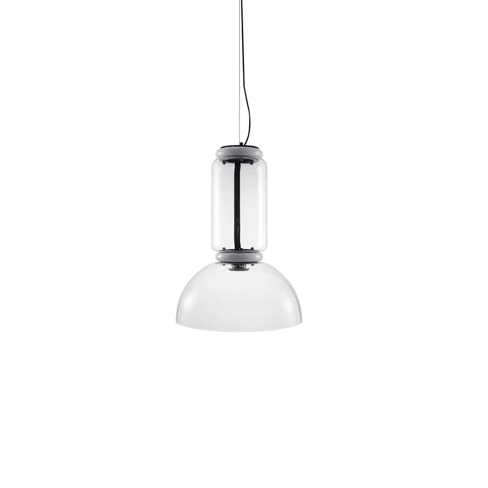Virelo Stacked Glass Cylinder Pendant Light - Neutralighting
