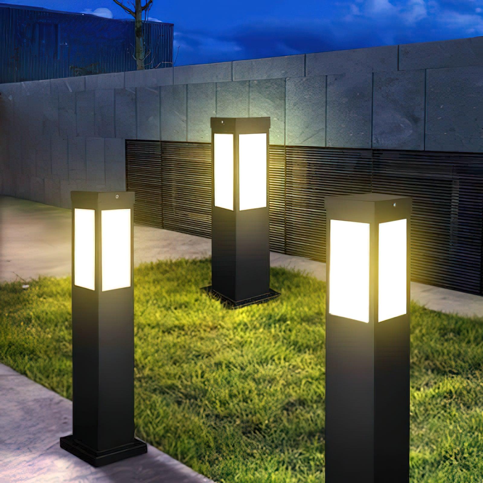 Leo Bollard Solar Outdoor Light - Neutralighting