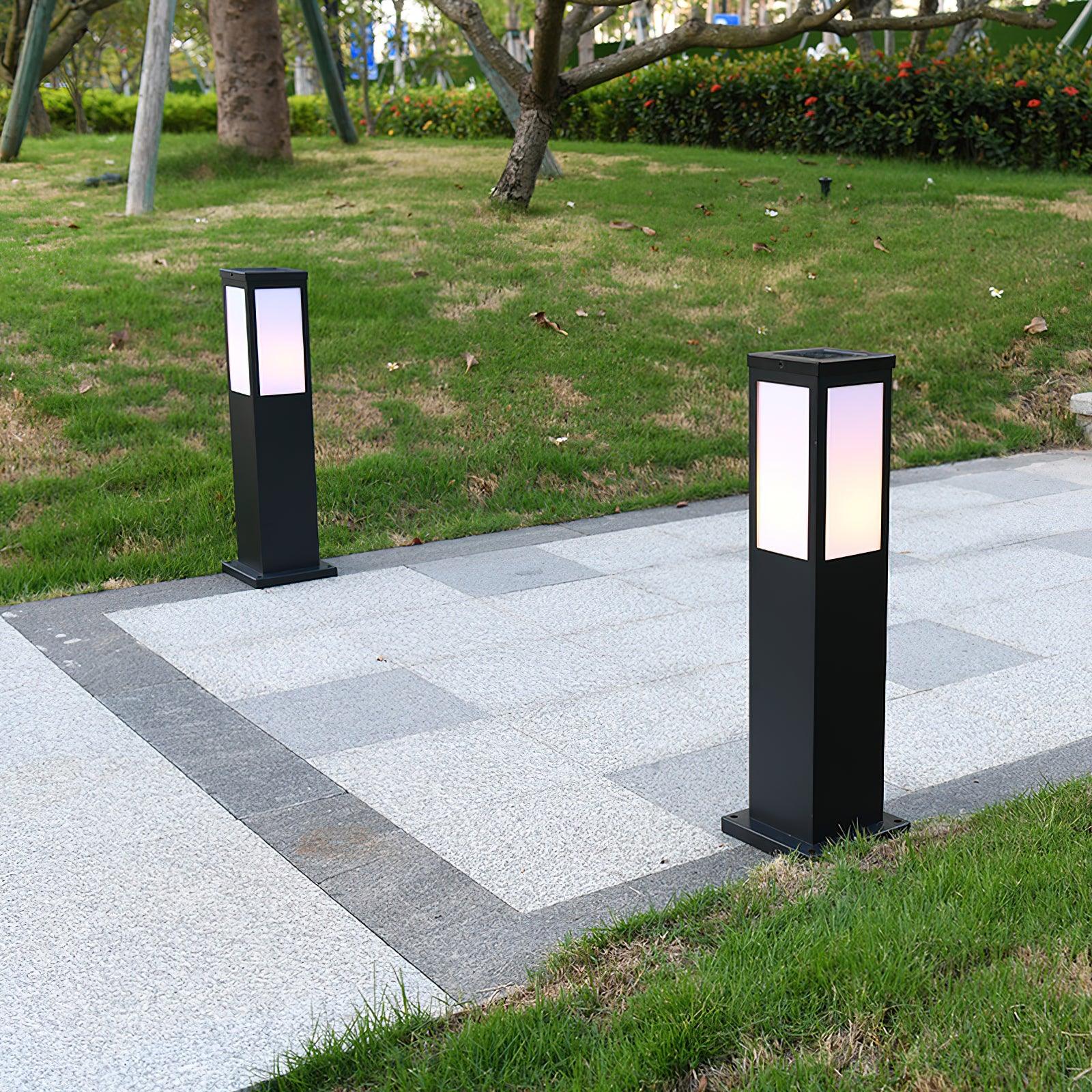 Leo Bollard Solar Outdoor Light - Neutralighting