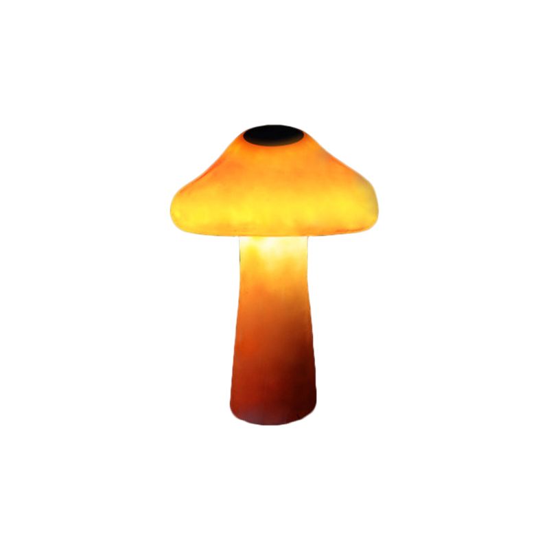 Ray Mushroom Outdoor Ground Light, Hardwired/Solar, Orange - Neutralighting