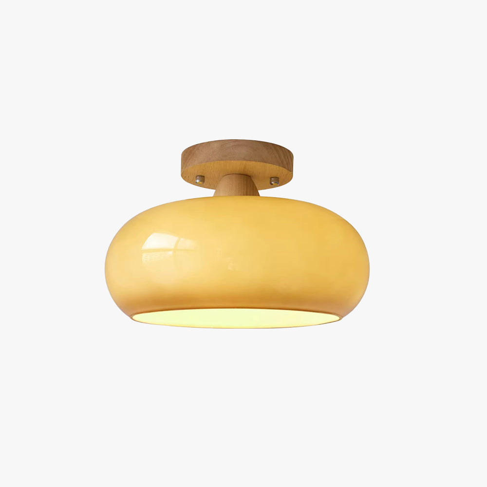 Charlotte Flush Mount Ceiling Light Wood - Neutralighting