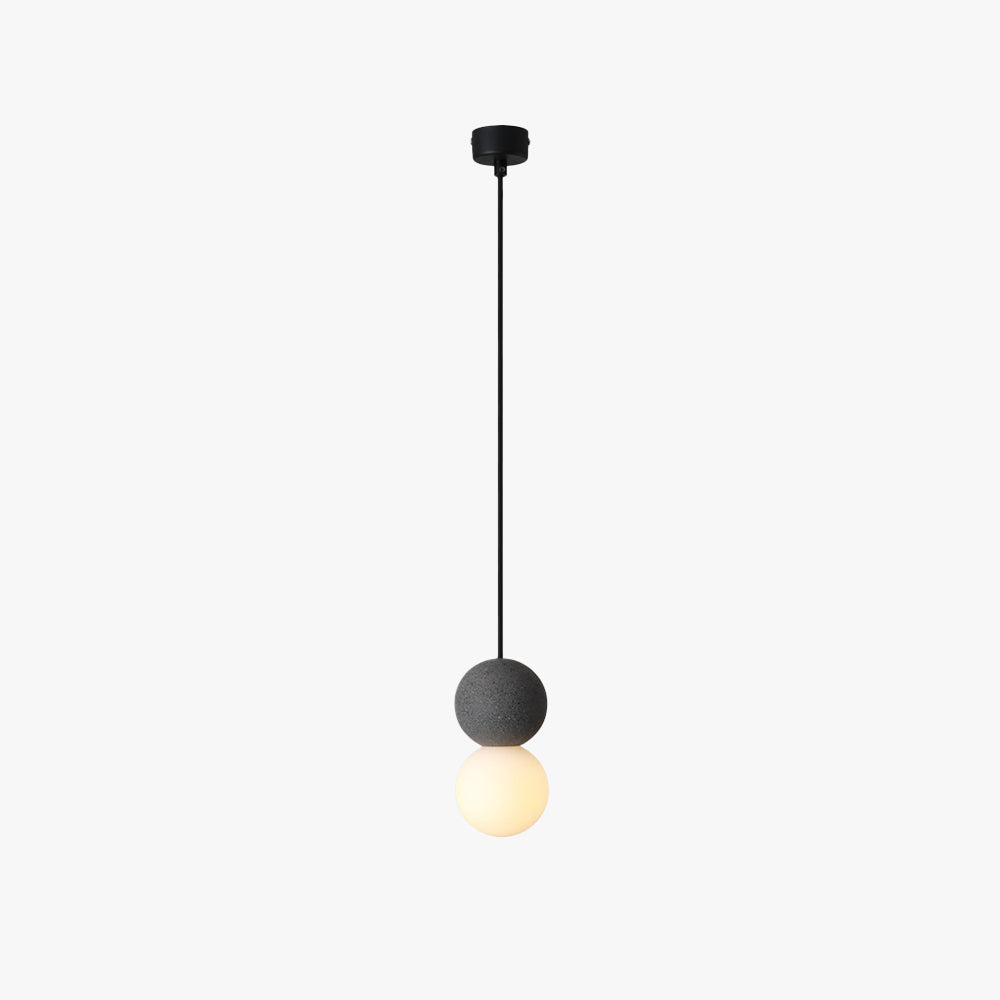 Avi Modern LED Pendant Light Black Metal Bedroom Living Room - Neutralighting