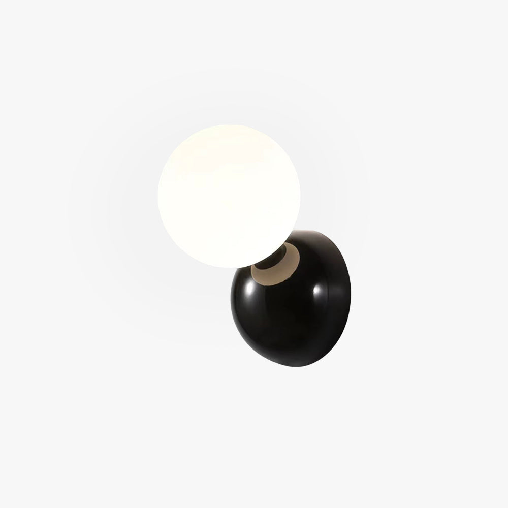 Valentina Modern LED Indoor Wall Lamp Black White Metal Living Room