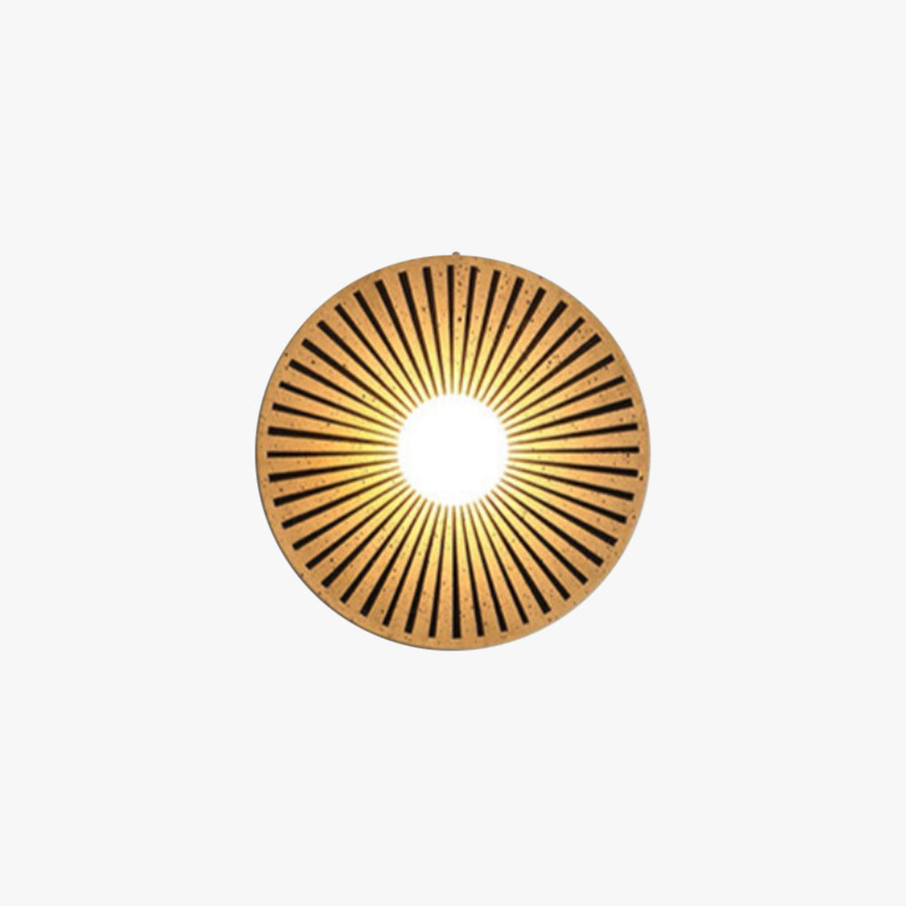 Valentina Vintage Indoor Wall Lamp Circle Resin Living Room Bedroom - Neutralighting