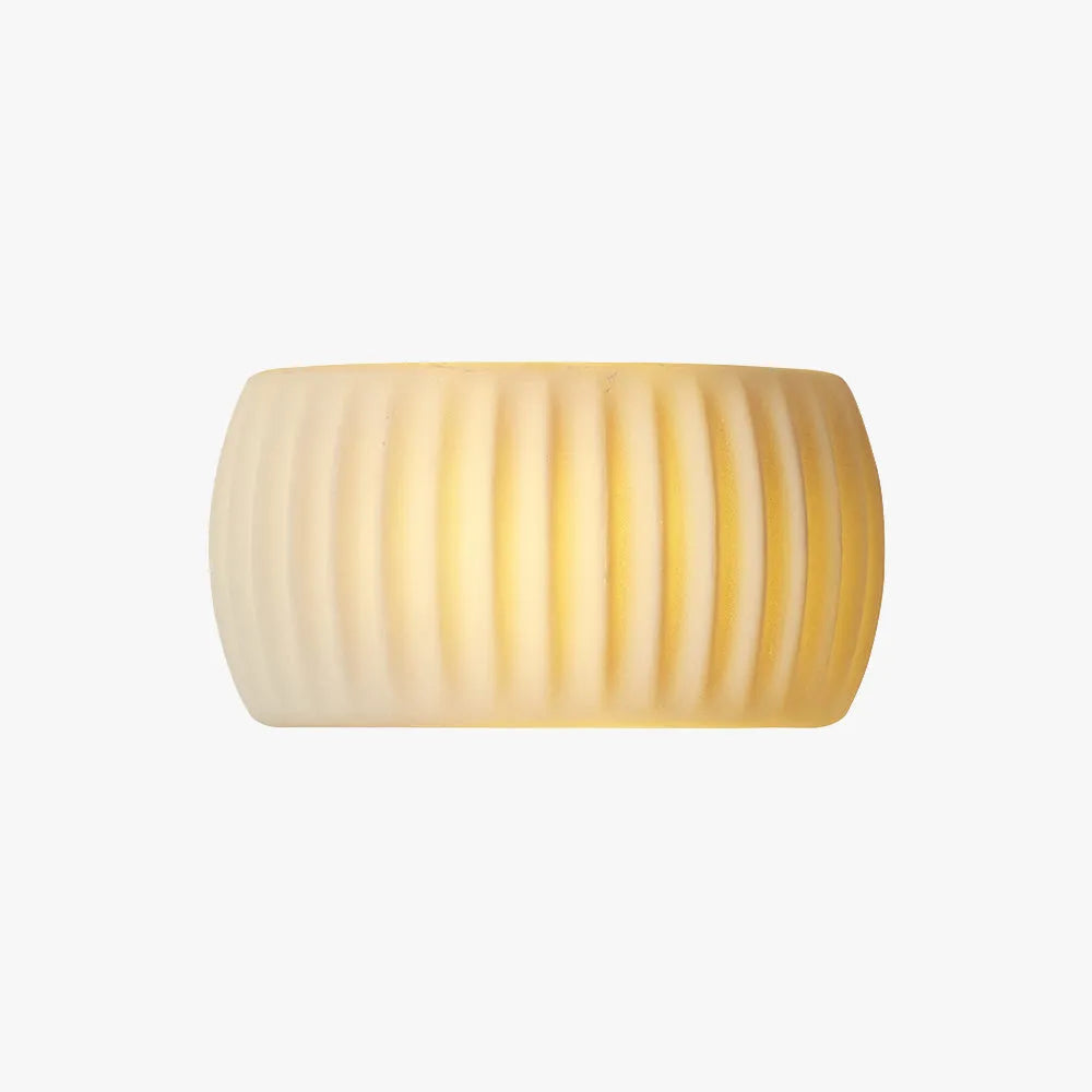 Aria Modern LED Indoor Wall Lamp Orange/Green Resin Bedroom