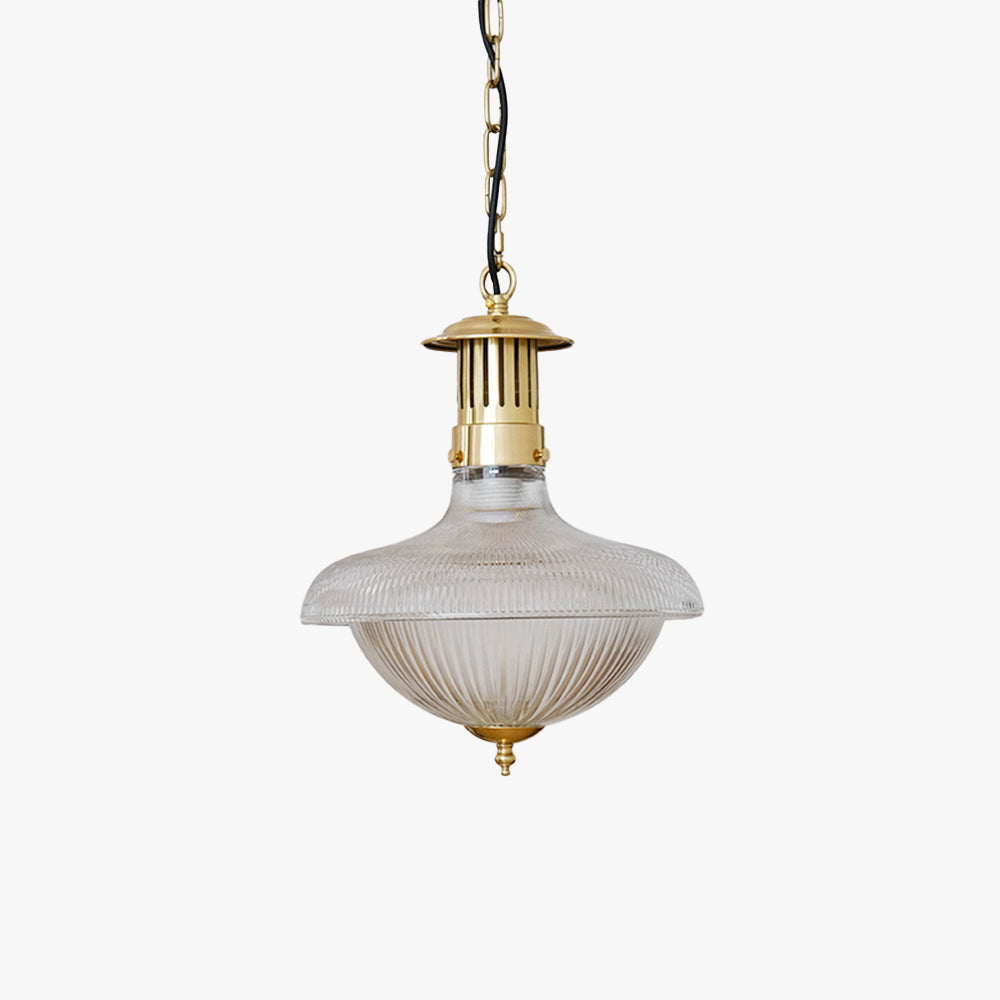 Silva Vintage Industrial LED Pendant Light Glass Bedroom Kitchen - Neutralighting