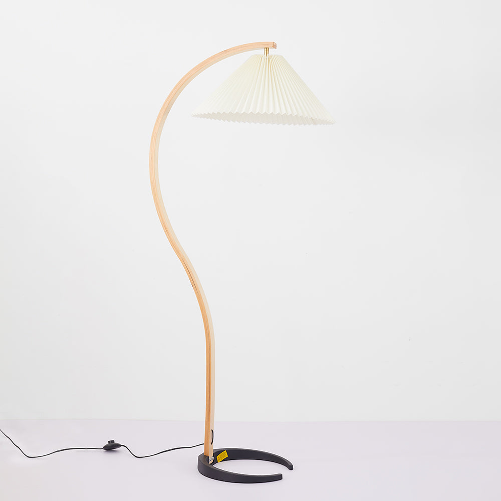 Muto Unique LED Floor Lamp, Wood/Metal, Living Room - Neutralighting
