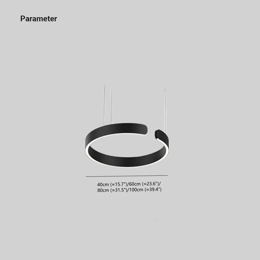 Arisha Luxury Minimalist LED Ring Pendant Light - Neutralighting