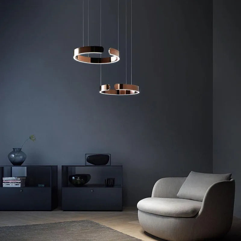 Arisha Luxury Minimalist LED Ring Pendant Light - Neutralighting