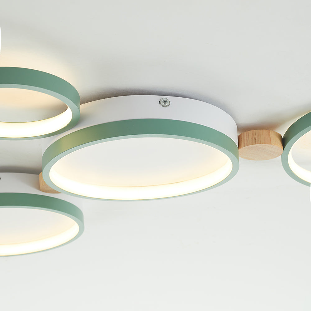 Arisha Round Flush Mount Ceiling Light 3 Colour 3/4/5/6/7 Heads - Neutralighting
