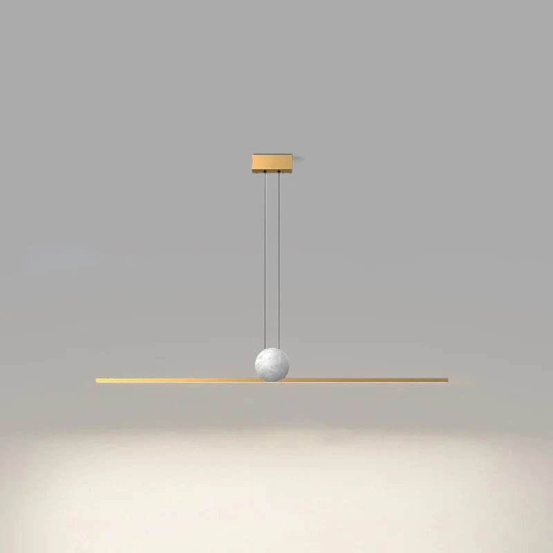 Arisha Minimalist Linear Bubble Pendant Light Marble - Neutralighting