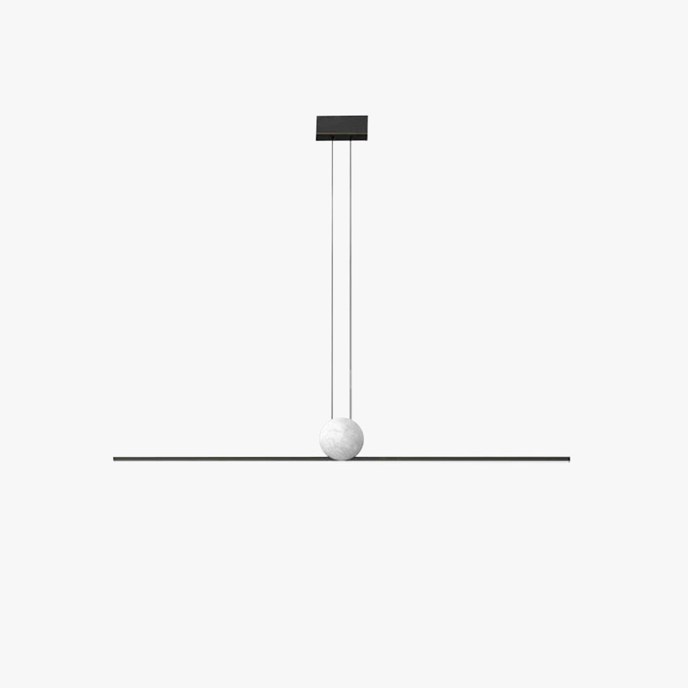 Arisha Minimalist Linear Bubble Pendant Light Marble - Neutralighting