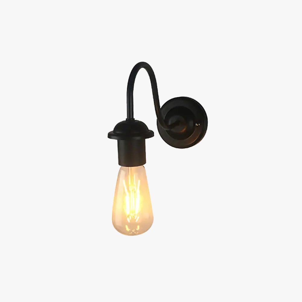 Silva Simple Retro Wrought Iron Wall Lamp for Garden - Neutralighting
