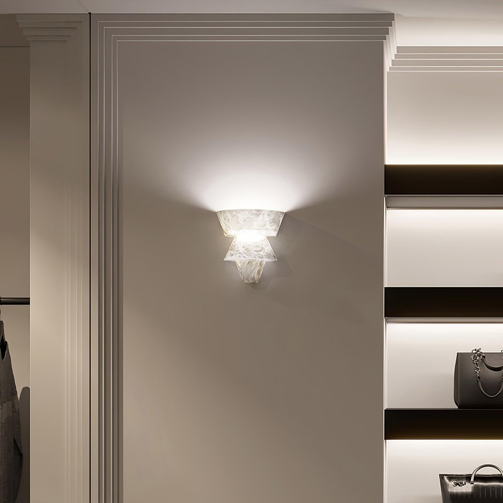 Vyloren Tiered Alabaster Wall Light - Neutralighting