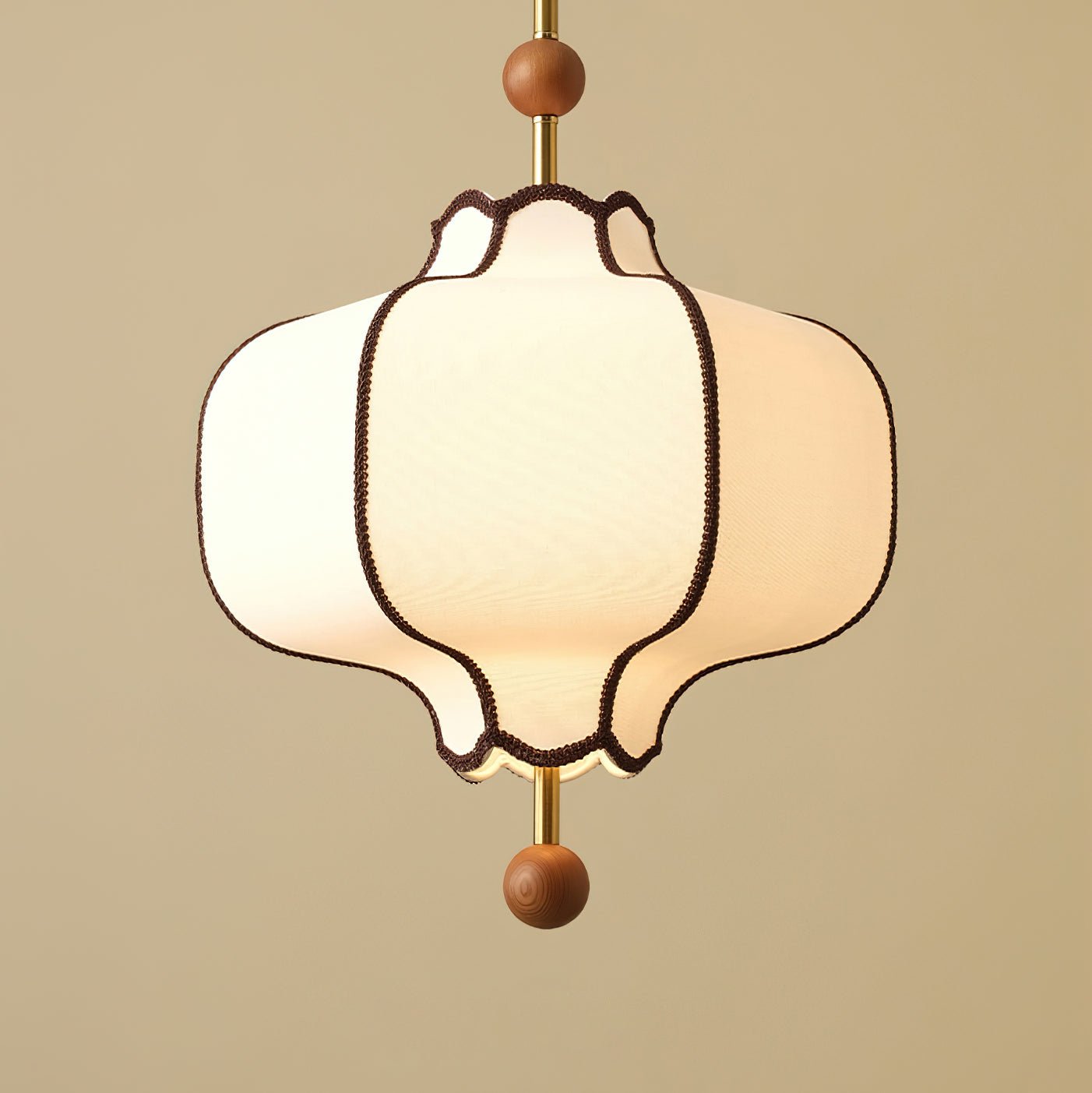 Aura Pendant Light Lantern Fabric - Neutralighting