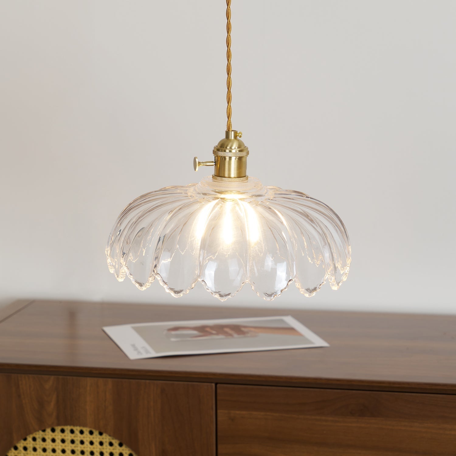 Limea Green Glass Flower Pendant Light - Neutralighting