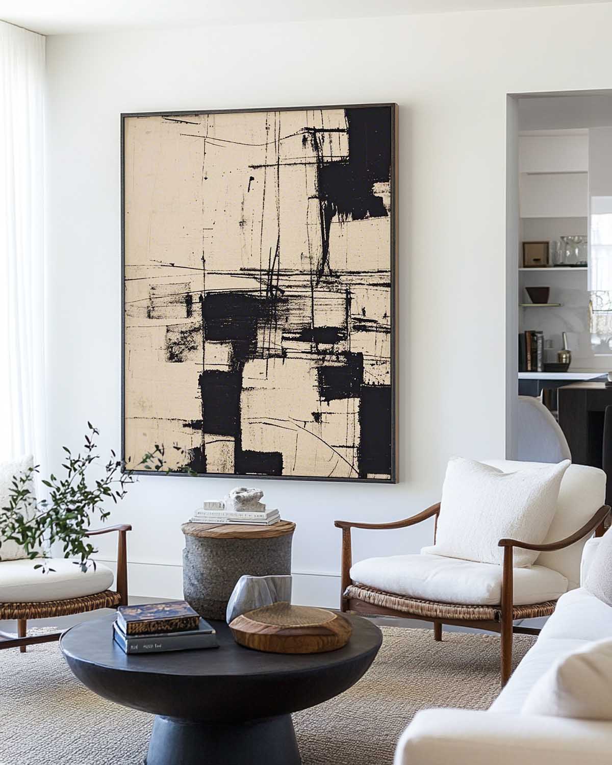 Modern Minimalist Painting ABAV569 - Neutralighting
