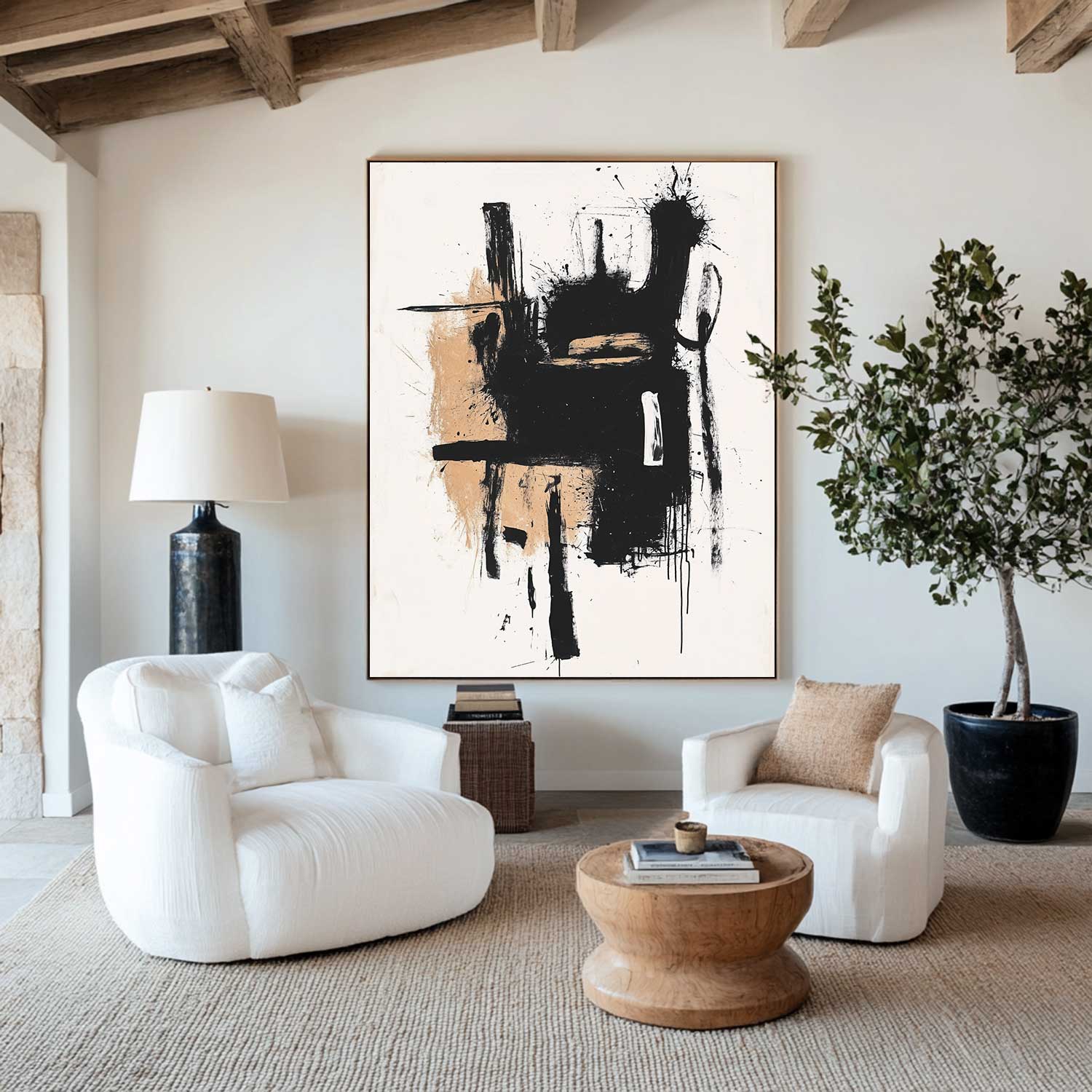 Modern Minimalist Painting ABAV557 - Neutralighting