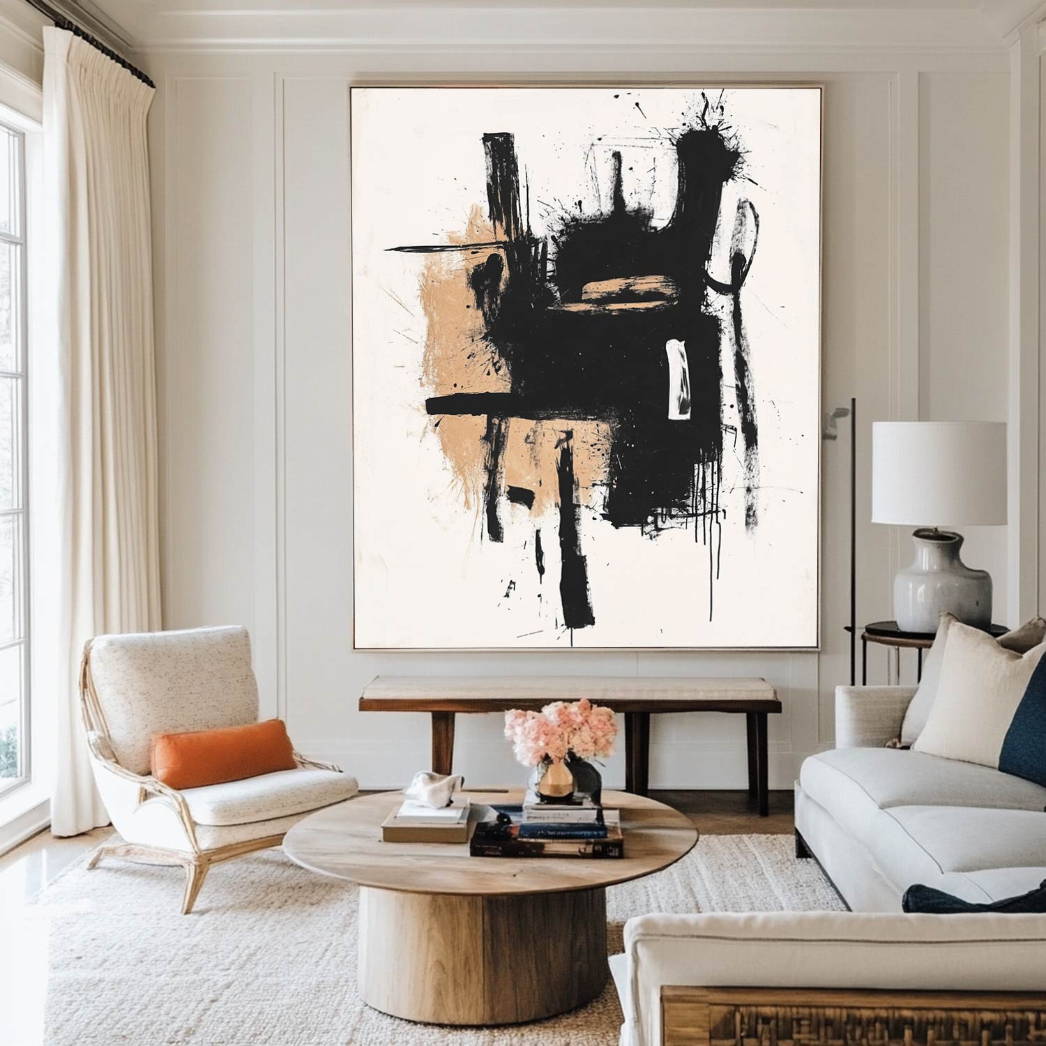 Modern Minimalist Painting ABAV557 - Neutralighting