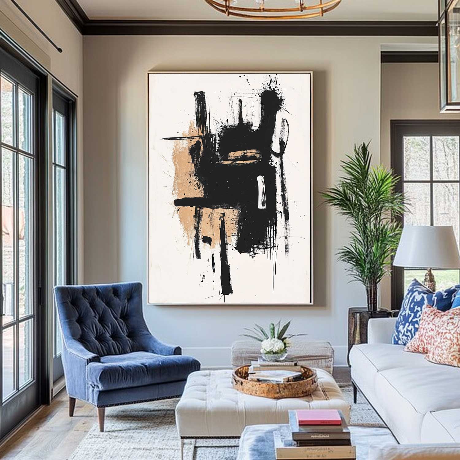 Modern Minimalist Painting ABAV557 - Neutralighting