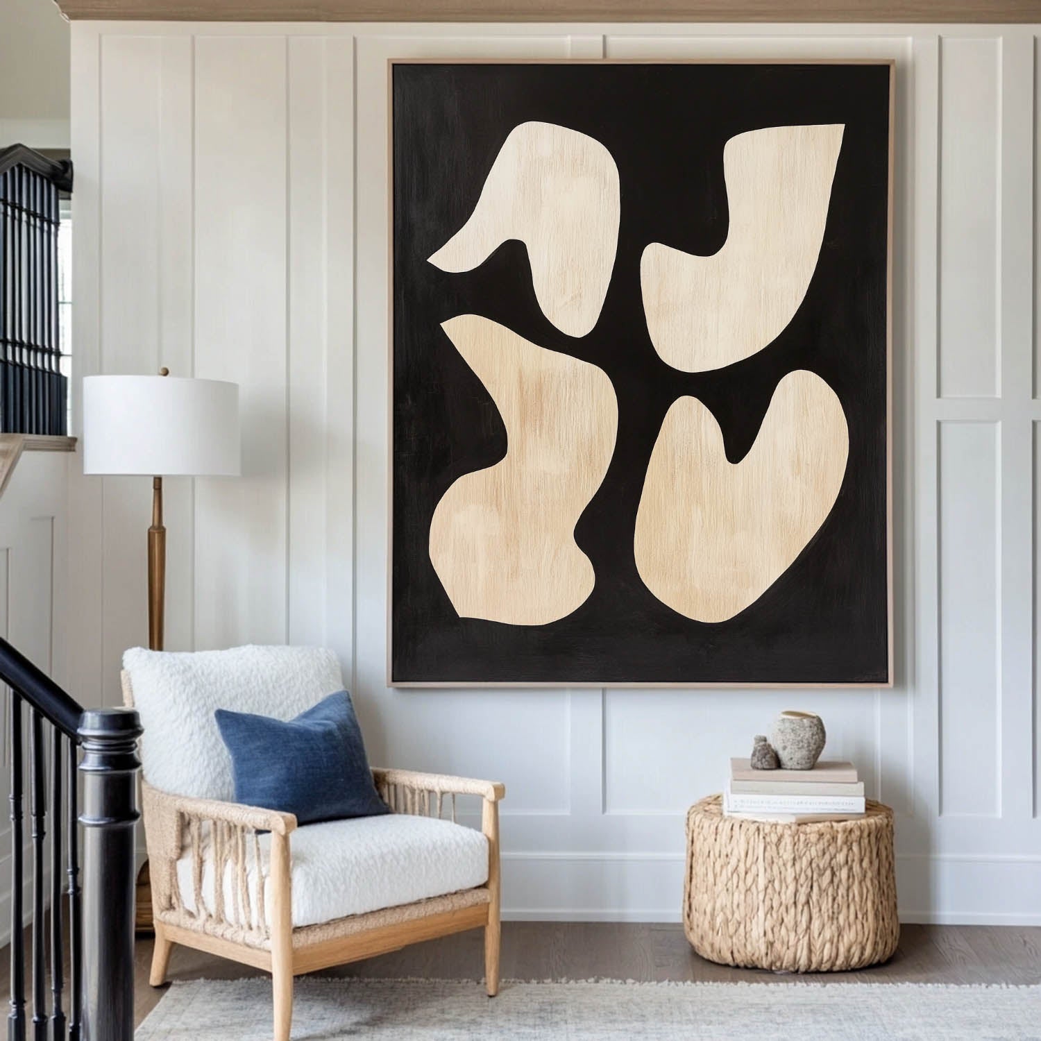 Modern Minimalist Painting ABAV555 - Neutralighting