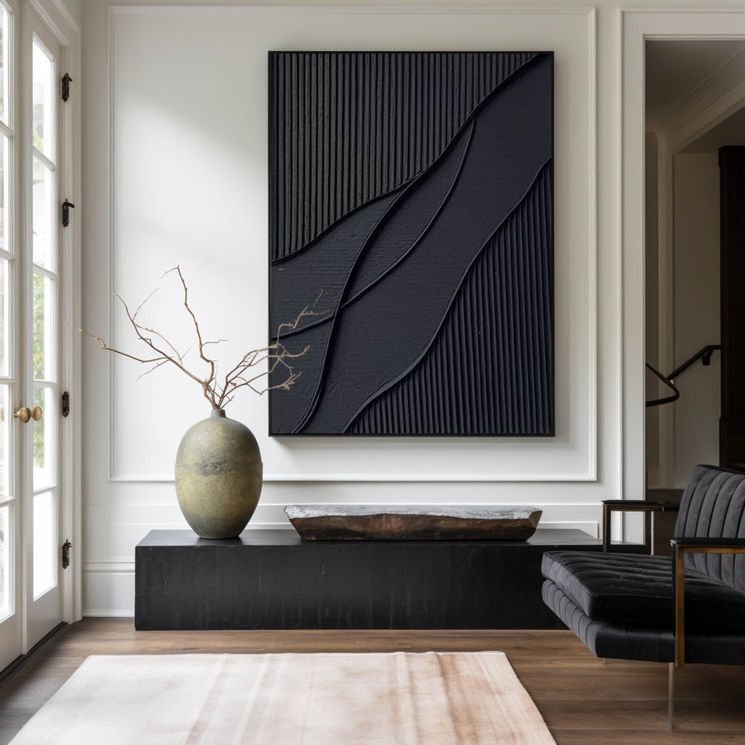 Minimalist Abstract Painting ABAV492 - Neutralighting