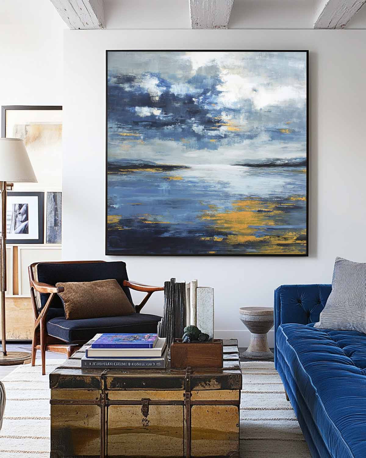 Abstract Seascape Oil Painting