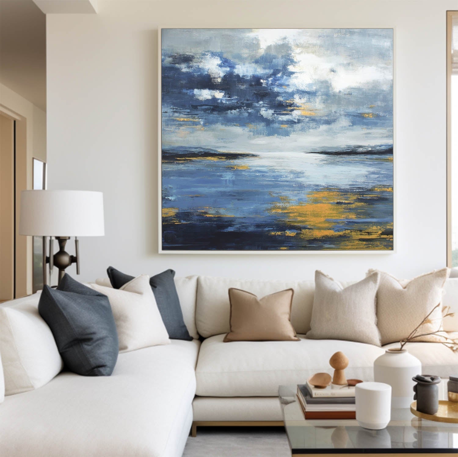 Abstract Seascape Oil Painting
