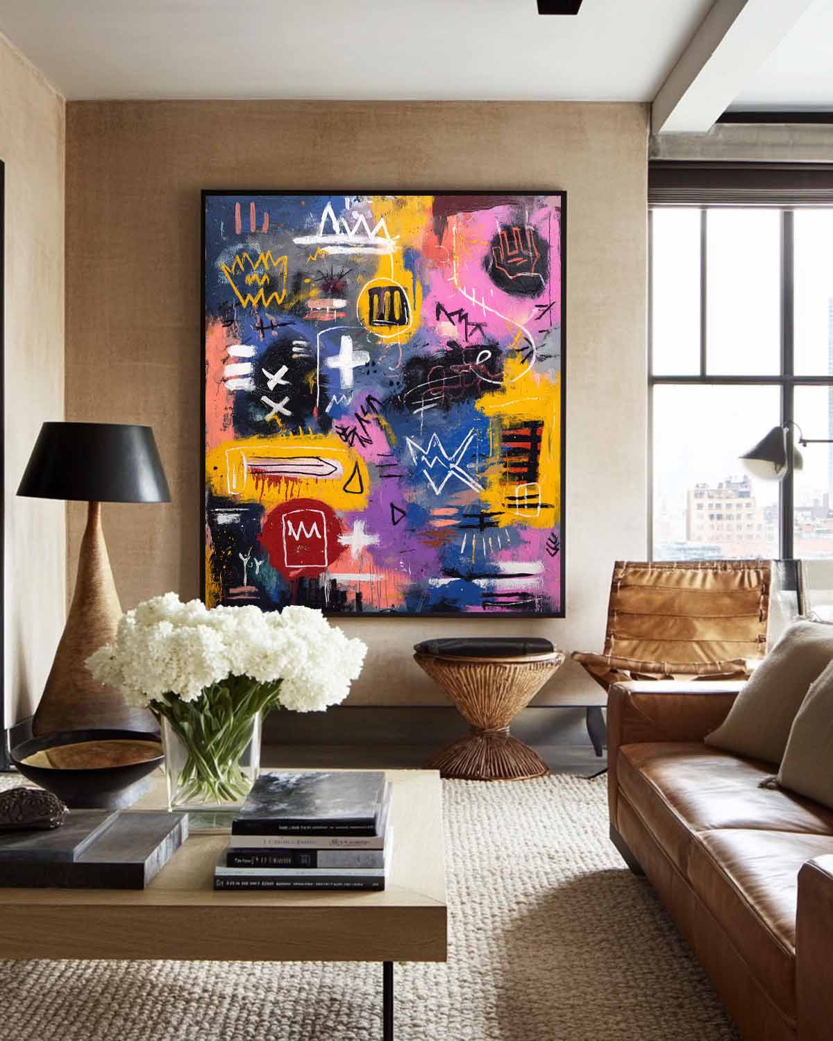 Modern Graffiti Painting ABAV598 - Neutralighting