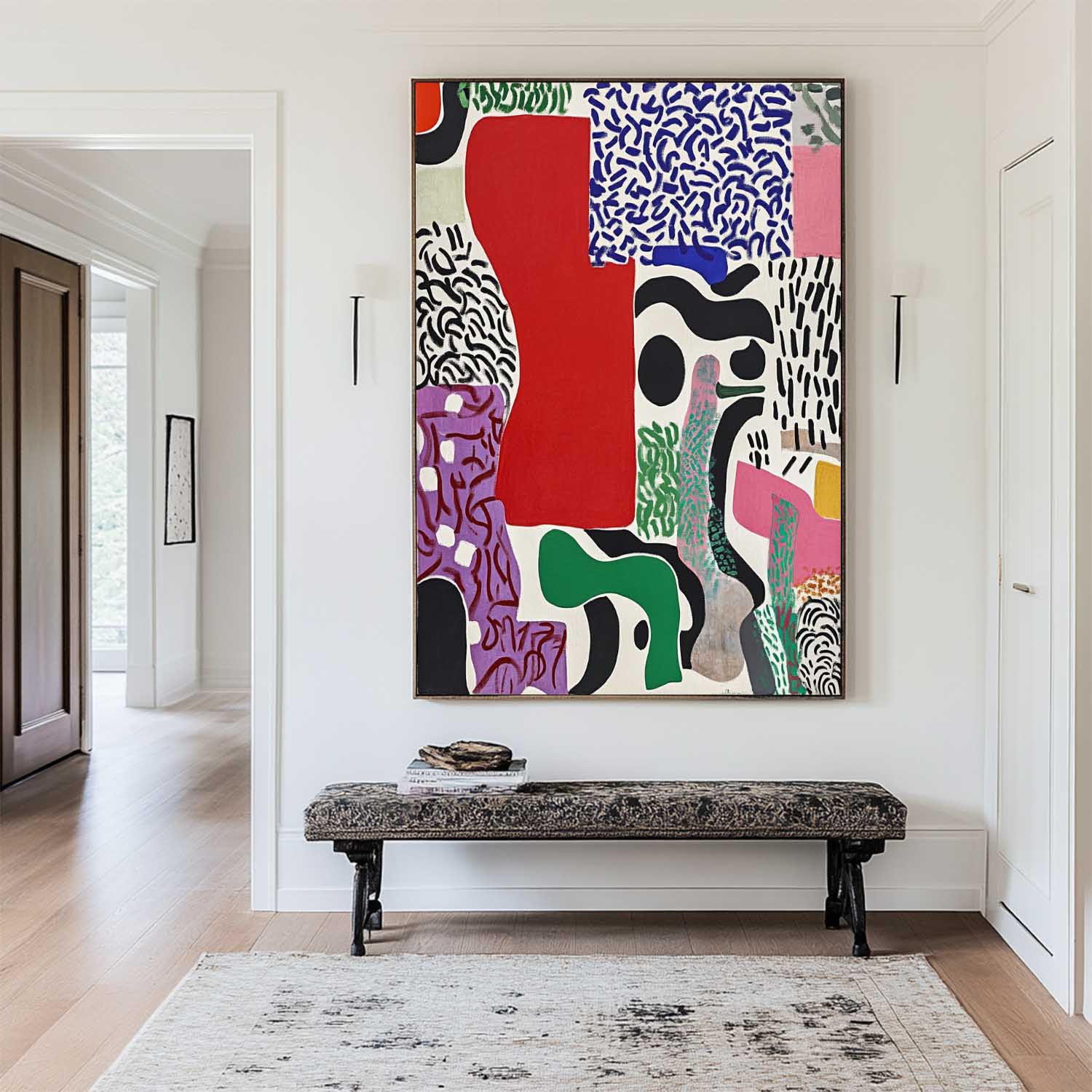 Modern Abstract Painting ABAV563 - Neutralighting