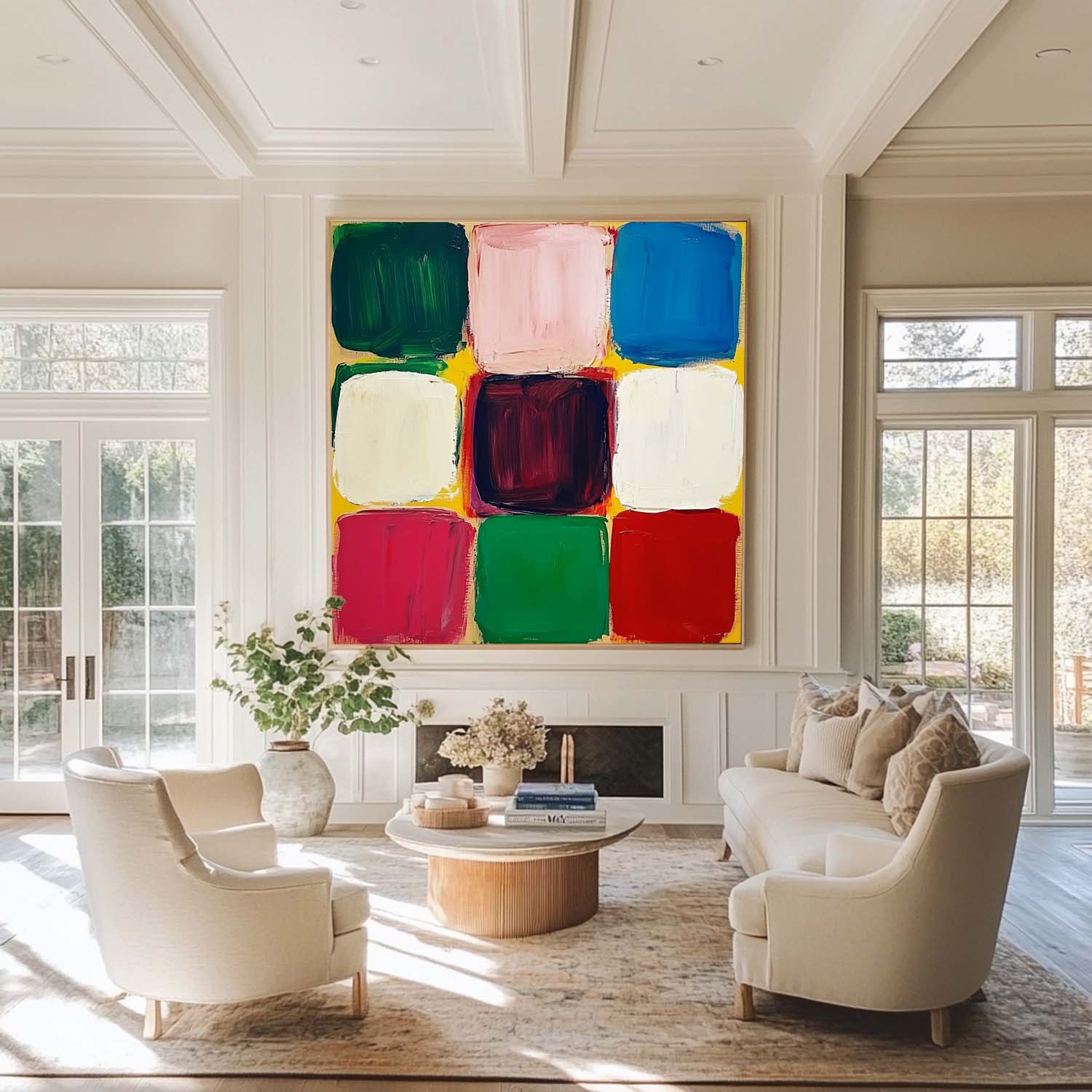 Modern Abstract Painting ABAS263 - Neutralighting