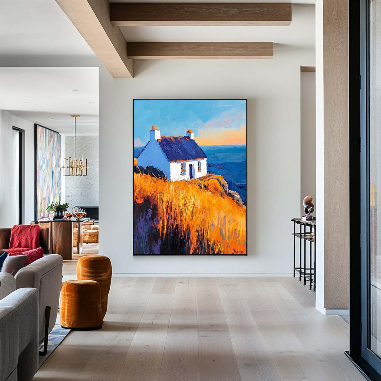 Modern Landscape Painting ABAV559 - Neutralighting