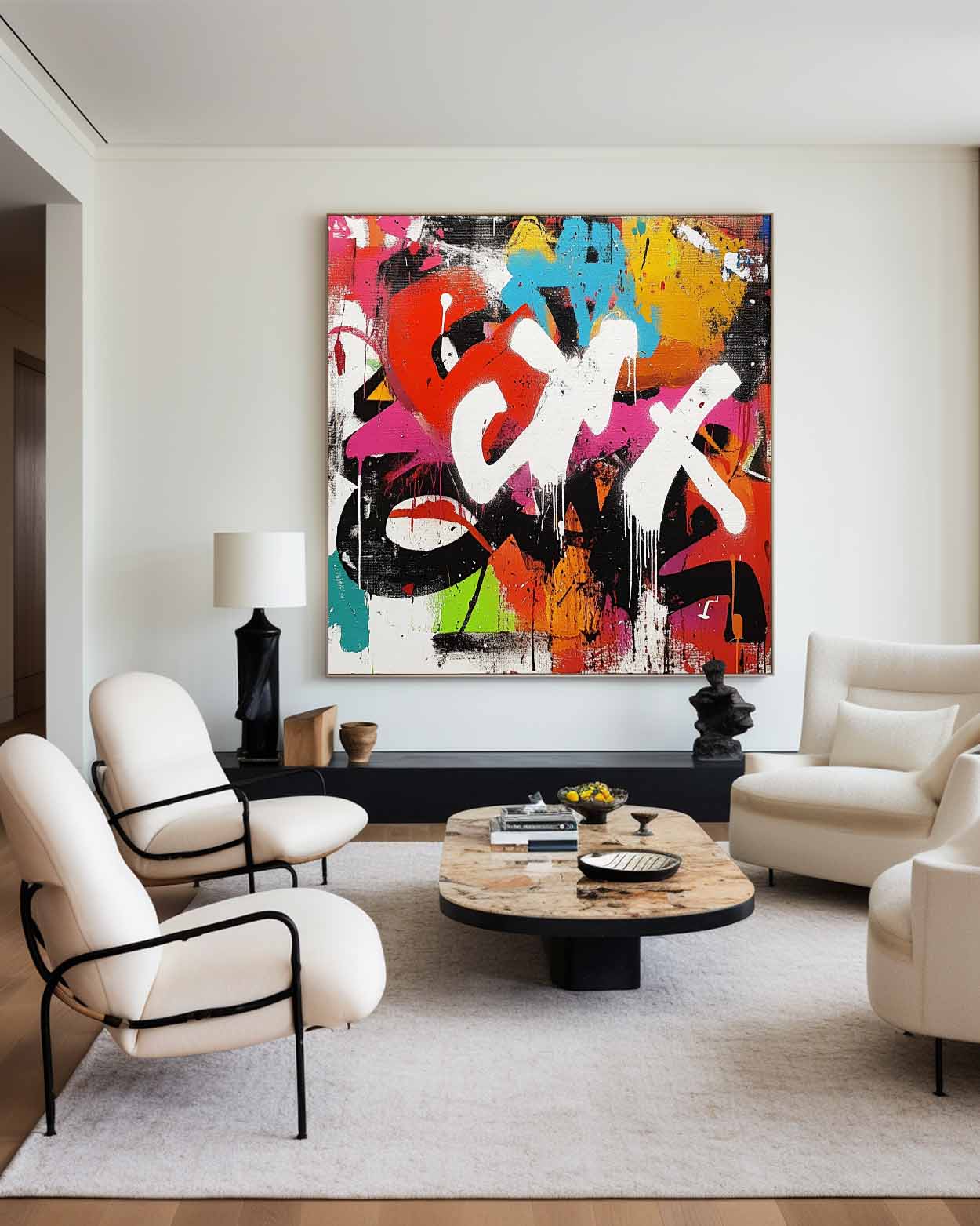 Modern Abstract Painting ABAS264 - Neutralighting