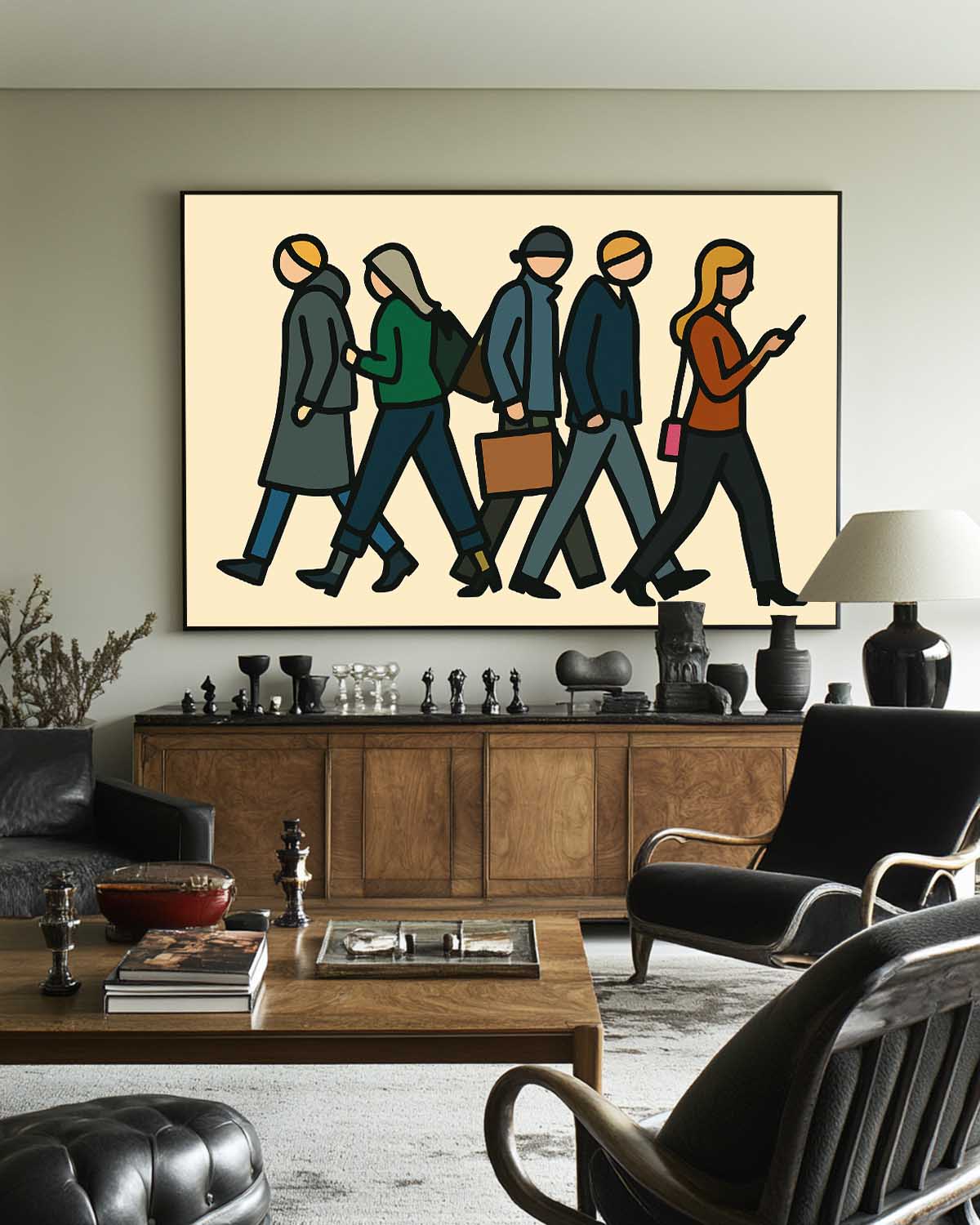 Modern Abstract Painting ABAH193 - Neutralighting