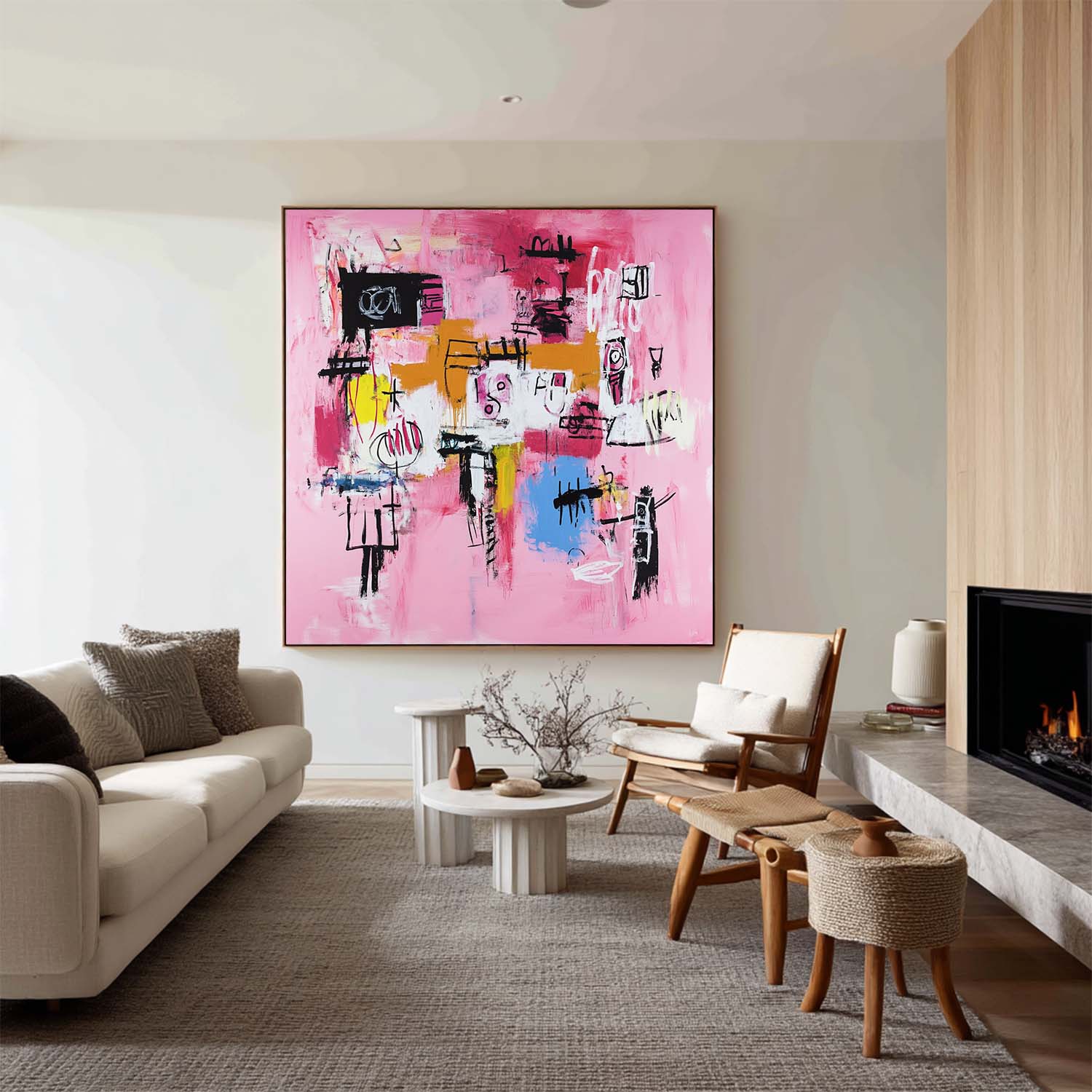 Modern Abstract Painting ABAS290 - Neutralighting