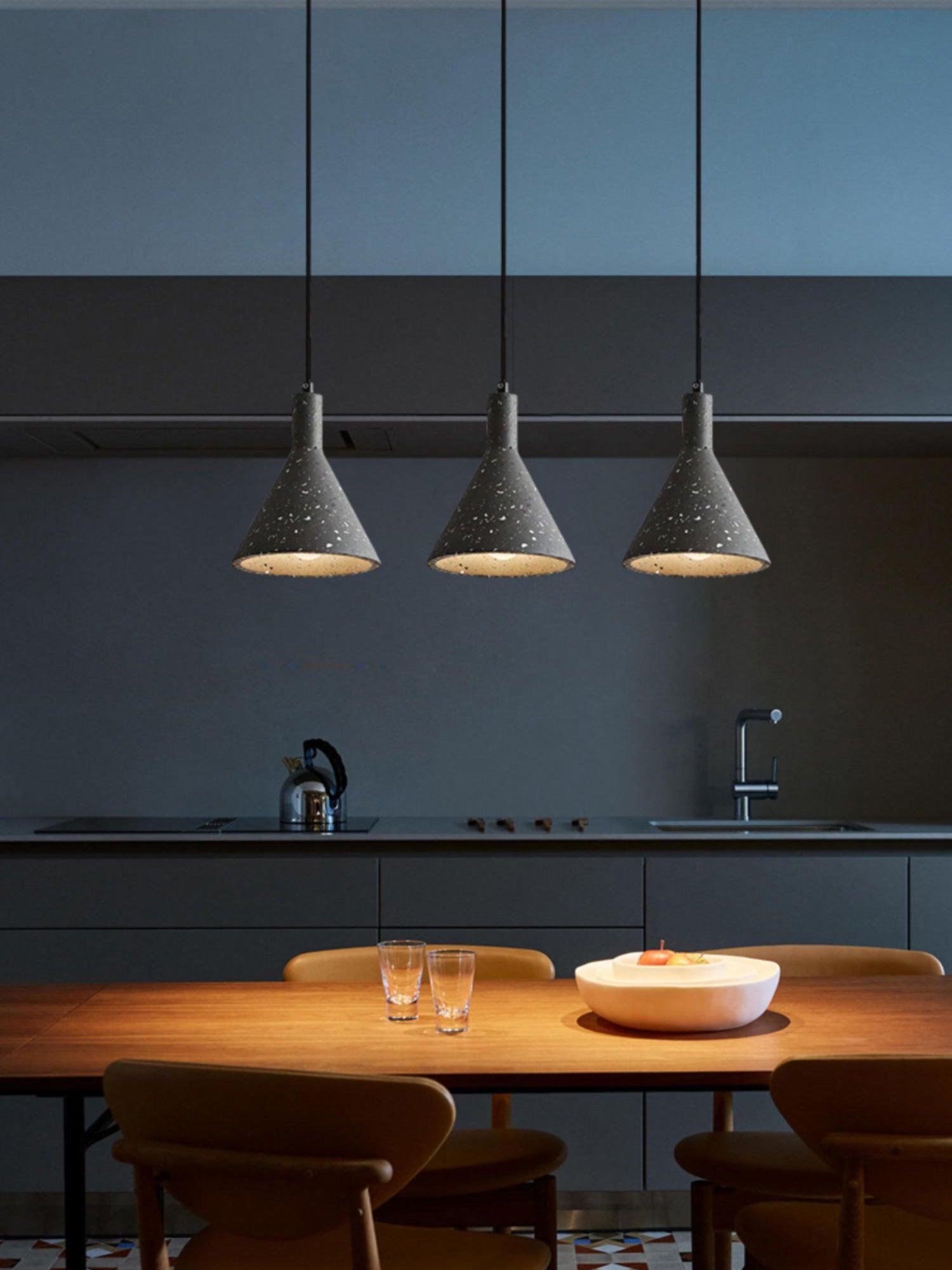 Aurshaor Minimalist Cement Pendant Light - Neutralighting