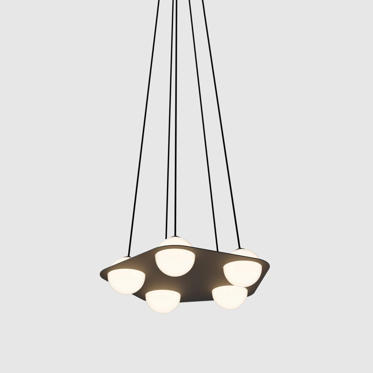 Selan Black Glass Pendant Lamp - Neutralighting