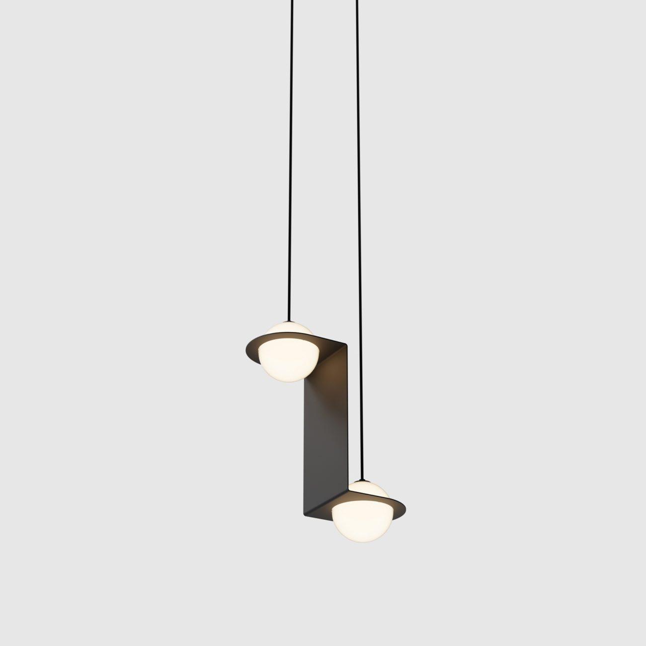 Selan Black Glass Pendant Lamp - Neutralighting