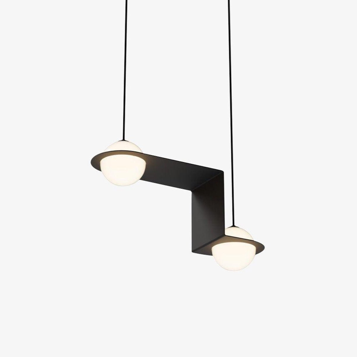 Selan Black Glass Pendant Lamp - Neutralighting