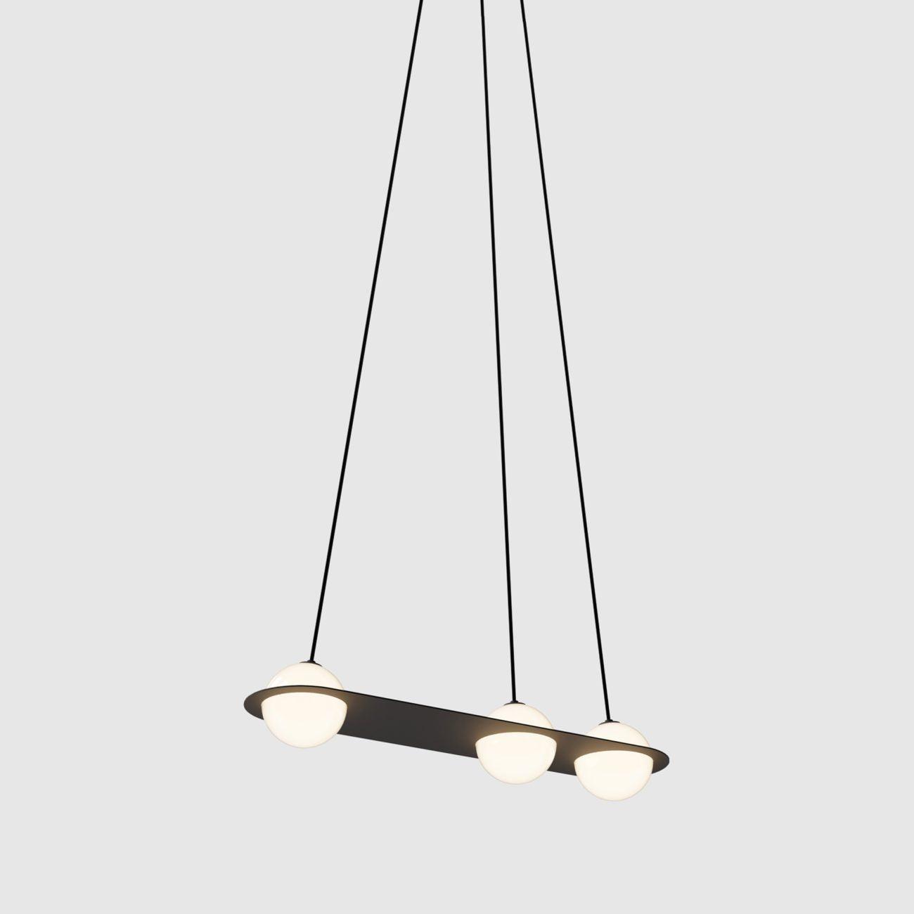 Selan Black Glass Pendant Lamp - Neutralighting