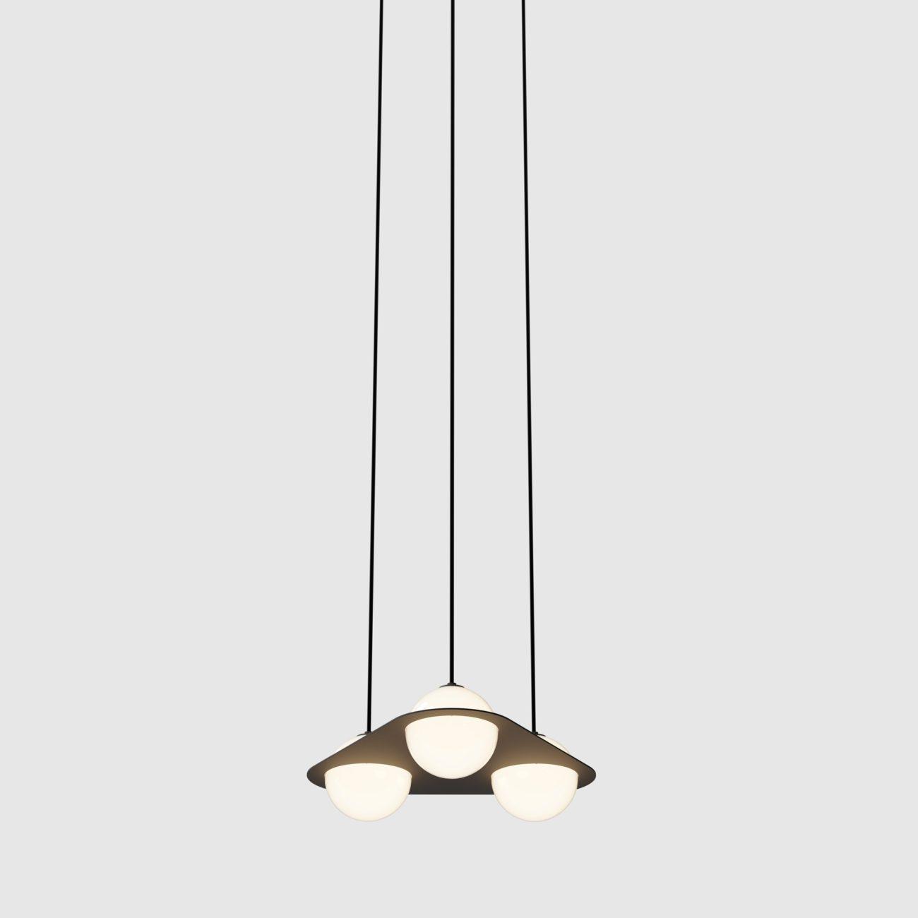 Selan Black Glass Pendant Lamp - Neutralighting